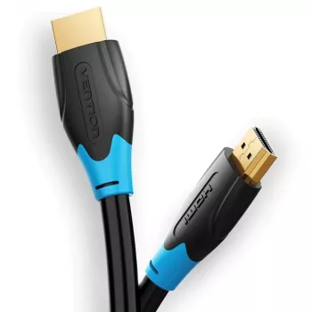HDMI kabelis Vention AACBN 15 m, HDMI Type A uz Type A, HDMI 2.0, 18 Gbit/s, ARC, apzeltīti kontakti, melns