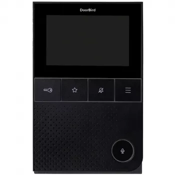 IP video durvju telefons DoorBird A1101 Black Edition — durvju stacija IP video piekļuves kontrolei