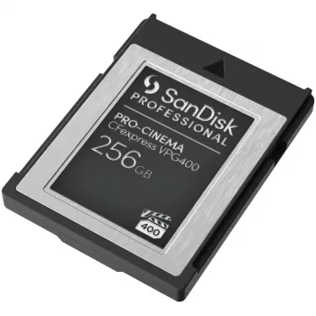 SanDisk Professional PRO-CINEMA 256GB CFexpress VPG400 Type B karte, lasīšana līdz 1700MB/s, rakstīšana līdz 1400MB/s