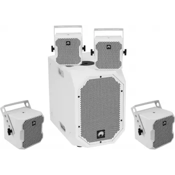 Aktīvo skaļruņu komplekts Omnitronic BOB-10A ws ar 4x BOB-4 ws