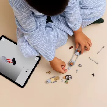 LEGO STAR WARS 75436 Mandaloriana un Grogu ātrumvelosipēds