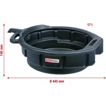Eļļas savākšanas panna KS Tools 150.9360, 17 L, 445 mm