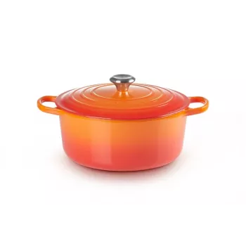 Le Creuset 21177280902430 6.7 L Apaļš katls, Oranžs/Sarkans