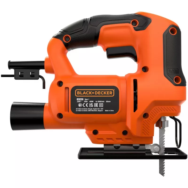 Finierzāģis Black & Decker BES602 — 400 W, rokas finierzāģis oranžs/melns