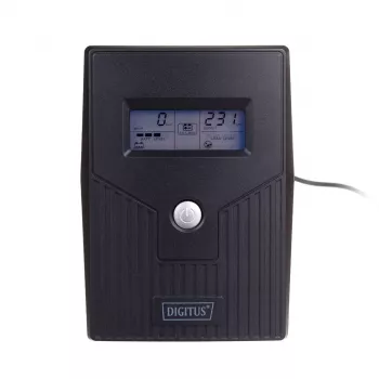Nepārtrauktās barošanas avots UPS DIGITUS DN-170063-LCD (Galda, 600VA)