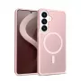 Crong Hybrid Matte Magnetic vāciņš Samsung Galaxy S26 — TPU/PC, rozā