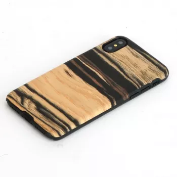 Viedtālruņa maciņš man and wood iPhone X/XS — baltais melnkoks melns