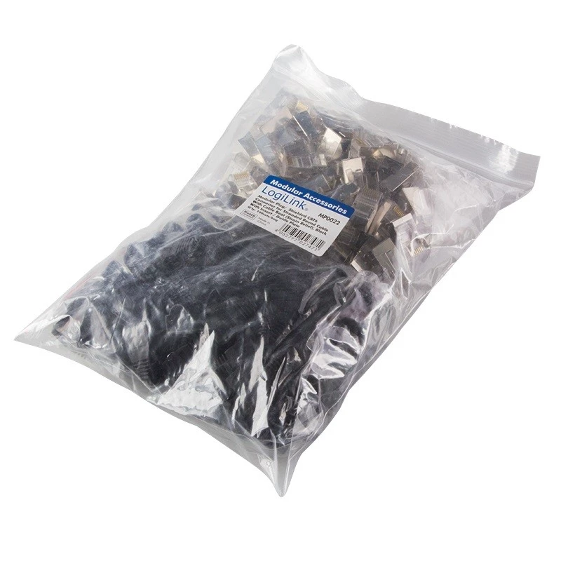 RJ45 savienotājs LogiLink MP0022 Melns Caurspīdīgs