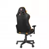 Spēļu krēsls GEMBIRD GC-SCORPION-04X melns-oranžs ergonomisks, regulējams, ar augstu atzveltni