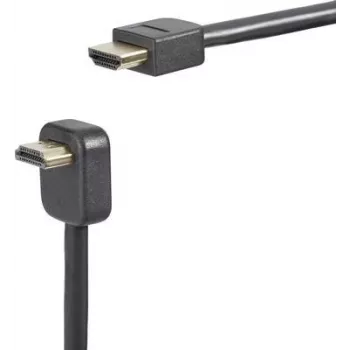 SpeaKa Professional HDMI savienojuma kabelis [1x HDMI-Spraudnis - 1x HDMI-Spraudnis] 0.9 m Melns (SP-7870068)