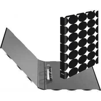 Mapes Herlitz maX.file A4 D-gredzenu melnbalts
