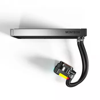 Montech Hyper Flow ARGB 240 mm šķidruma dzesēšanas komplekts, melns