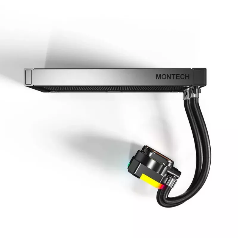 Montech Hyper Flow ARGB 240 mm šķidruma dzesēšanas komplekts, melns
