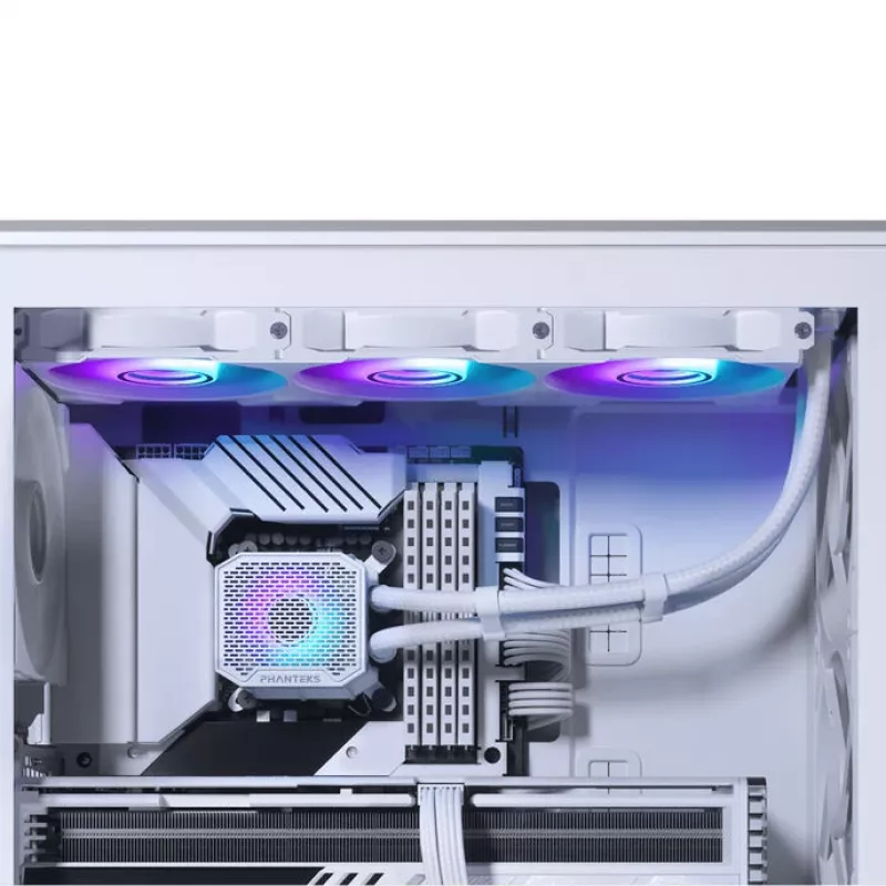 Phanteks Glacier One 360M25G2 datora korpusa šķidruma dzesēšanas komplekts 12 cm Balts 1 gab.