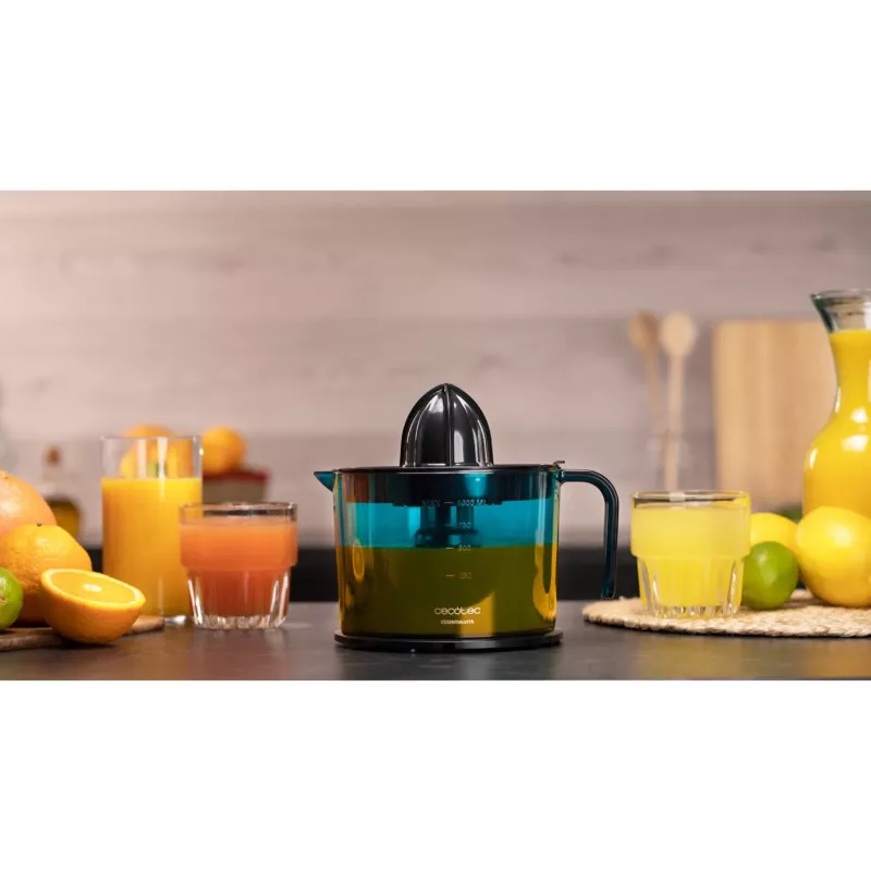 Citrusaugļu spiede EssentialVita Adjust Black, melna/zila