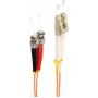 shiverpeaks BS77945 optiskās šķiedras kabelis 5 m LC ST OM2 oranžs