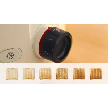 Bosch TAT2M127 MyMoment Tosters | 950 W | 2 sloti | Plastmasas korpuss | Bēšs