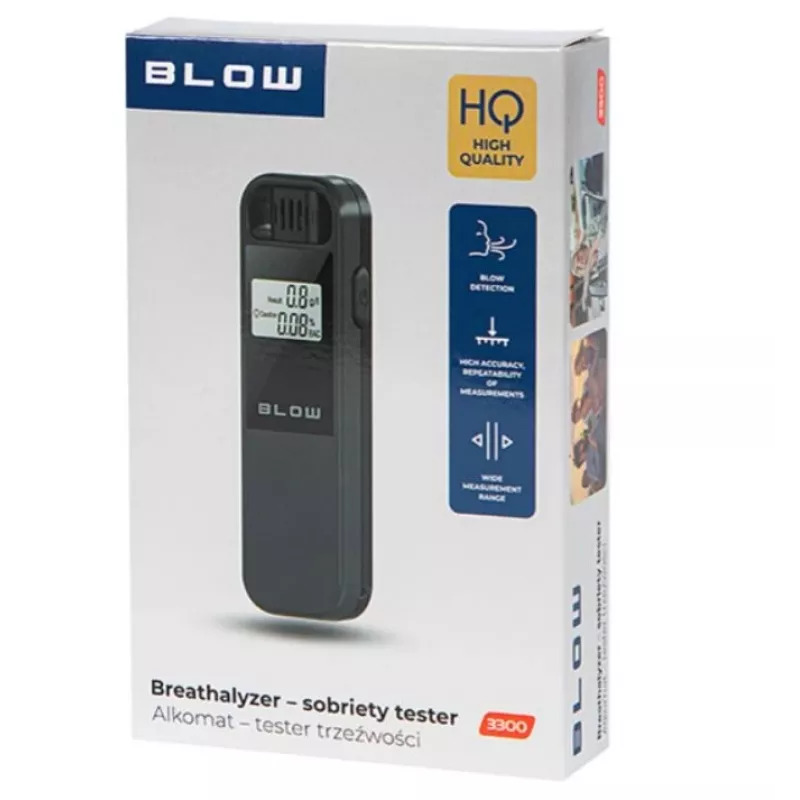 BLOW 3300 alkometrs, melns