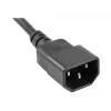 Pagarinātājs Lanberg PS0-04E-0100-IEC-BK 1m 4 AC kontaktligzdas 10A Melns Iekštelpām