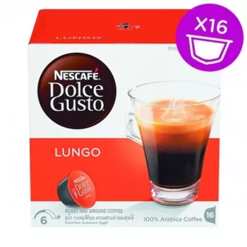 Nescafe Dolce Gusto Lungo kafija, 16 kapsulu iepakojums