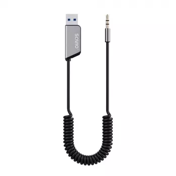 Savio TR-16 Bluetooth raidītājs AUX adapteris ar brīvroku funkciju, Bluetooth 5.3, Google Assistant/Siri