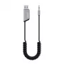 Savio TR-16 Bluetooth raidītājs AUX adapteris ar brīvroku funkciju, Bluetooth 5.3, Google Assistant/Siri