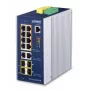 Pārvaldāms slēdzis PLANET IP30 Industriālais L2+/L4 8-Portu Gigabit Ethernet
