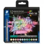 Brush Pen Staedtler Pigment Arts Pastel Krāsas 12 gab.