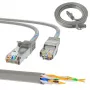 Extralink Cat5e UTP tīkla vads 1 m, RJ-45 – RJ-45, pelēks