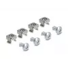 Montāžas kronšteins DeLOCK 19 collu 450x40mm 2 gab. Melns Metāls