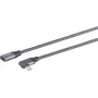 USB kabelis S/CONN 13-56010 USB 3.2 Gen 2x2 0.5 m USB C Pelēks