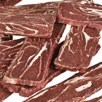 PETITTO Jēra un mencas strēmeles - suņu kārums - 500g