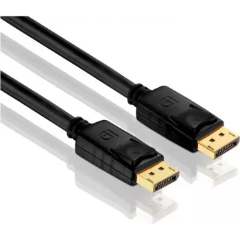 PureLink Basic+ Displayport-Kabel, vergoldet, 20pol Displayport St./St., 1,0 m Professionelles Displayport Verbindungskabel für die Videoübertragung (