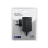 Mobilās ierīces lādētājs QOLTEC 51024 — Universāls AC iekštelpu lādētājs, 65W PD, 20V/3.25A, 1.2m kabelis, Melns
