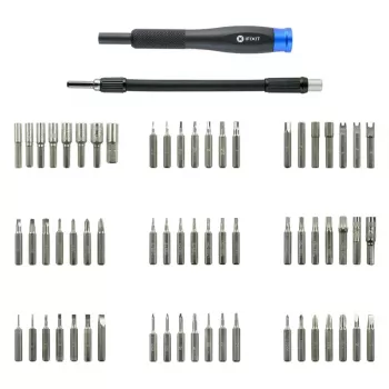 iFixit EU145299 skrūvgrieža uzgaļu komplekts 64 gab.
