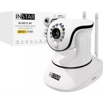 IP kamera Instar IN-8815 4K PoE WLAN – 4K izšķirtspēja, PoE atbalsts, Wi-Fi savienojums