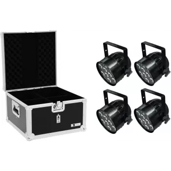 LED PAR gaisma EUROLITE PAR-56 QCL Short 4x ar EPS futrāli