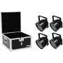 LED PAR gaisma EUROLITE PAR-56 QCL Short 4x ar EPS futrāli