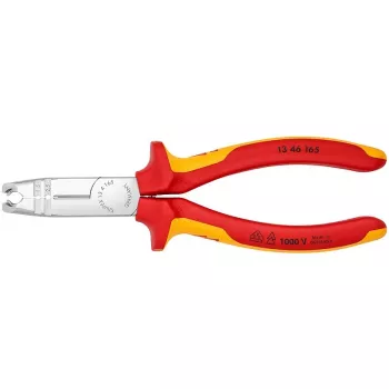 Kabeļu noņēmējs Knipex 13 46 165 sarkans, dzeltens