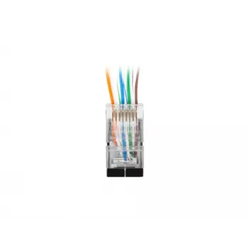 Lanberg PLS-6000EZ RJ-45 savienotājs, pelēks, FTP, Cat.6, 100 gab.