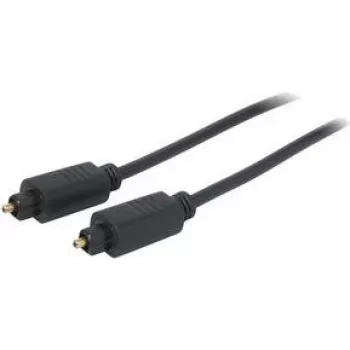 shiverpeaks 5.0m Toslink kabelis - Toslink vīrieša - Toslink vīrieša - zelts - melns (BS69004-5.0)