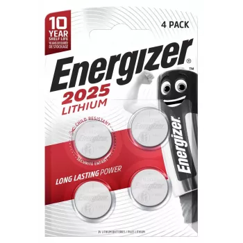 Energizer baterijas Specialized CR2025 4 gab.