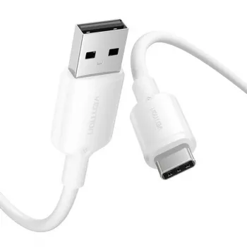USB-C uz USB 2.0 kabelis, 1m, balts, Vention CTQWF
