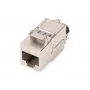 Keystone modulis Digitus CAT 8.1 RJ-45 ekranēts balts