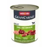 Animonda GranCarno Original Liellopa gaļa un Pīle 800 g, pieaugušiem suņiem, mitrā barība, bez lipekļa un sojas