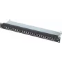 Renkforce 24-Port CAT6 Patch Panel, 1U (1 HE) struktūras kabeļu sistēmām