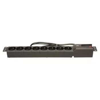 LESTAR 1966004970 pagarinātājs 1.5 m 230 V AC kontaktligzdas Iekštelpām Melns