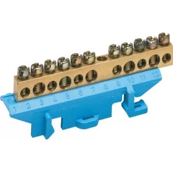N-Brass terminālis 11 spailēm KM11N (KM11N)