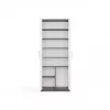 OLIV 2D CLOSED SHELVING UNIT, ANTHRACITE/Balts SET
