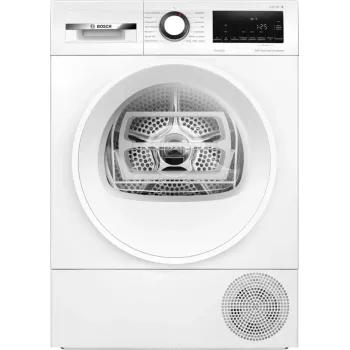 Kondensācijas žāvētājs Bosch WQG145APPL 9 kg ar siltumsūkni, 14 programmas, LED displejs, balts